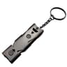 Double Pipe Whistle Pendant Keychain High Decibel Outdoor Survival Emergency Camping Tool Stainless