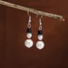 Pearl Drop Earrings For Women Cute Fashion Christmas White Snowman Rhinestone Snowflake Earring Jew 8