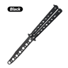 Butterfly Trainer Practice Knife Folding Metal Balisong For Safe Flipping Skills Training 2