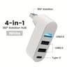 FlexRotate USB Hub With Type C Port  Adjustable Connector 2
