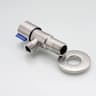 Premium Black Brass Angle Stop Valve Bathroom Shut Off Tap 1
