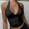 Midnight Muse Off Shoulder Crop Top For Women Backless Sleeveless Party Tank 2