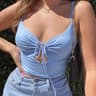 Pleated Cutout Crop Camisole Top For Women Summer Streetwear 2