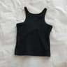 Ribbed Knit Spaghetti Strap Cami Y2K Tank Top Slim Fit Basic Everyday Wear 3