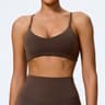 Quick Dry PushUp Sports Bra For Women Breathable Yoga  Running Workout Top 4