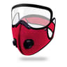 Cycling Face Mask With Goggles  Carbon Filter Protection 1