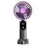 Portable Handheld Neck Fan With Digital Display  Speed Cooling 0