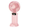 Portable Handheld Fan With USB Rechargeable Fan And Digital Display 4