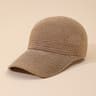 Linen Baseball Cap Breathable Knit Adjustable Summer Duckbill Cap 0