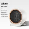 Portable Desktop Space Heater With PTC Fast Heating Dual Speed Settings Electric Warm Air Blower Fo 6