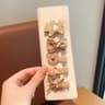 Plush Hairpin For Toddler Sweet Kids Hair Clip Beige Coffee Color Series Kawaii Bowknot Autumn Wint 6