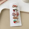 Plush Hairpin For Toddler Sweet Kids Hair Clip Beige Coffee Color Series Kawaii Bowknot Autumn Wint 9