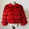Luxury Faux Fur Coat 2024 Winter Fluffy Jacket For Women Thick Warm Raccoon Style Outwear 18