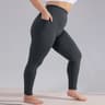 High Waisted Yoga Pants For Women Plus Size Hip Lift Athletic Leggings With Pockets Solid Color Cap 8