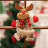 Merry Christmas Plush Doll Ornaments Santa Claus Snowman Elk Pendant Xmas Tree Hanging Decorations  3