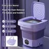 Compact Bucket For Clothes Socks Underwear Cleaning Portable Folding Washing Machine Perfect For Ho 6