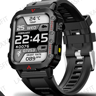 LED Flashlight Mens Smart Watch Health Monitoring Outdoor Sports Wristwatch