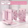 Retractable Bookends With Pen Holder Hooks And Storage Boxes Foldable SpaceSaving Desktop Organizer 6