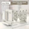Retractable Bookends With Pen Holder Hooks And Storage Boxes Foldable SpaceSaving Desktop Organizer 10