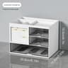 Desk Organizer Desktop Combination Drawer Storage Box Pen Holder Office Accessories Reasonable Part 6