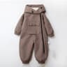 Boys Snowsuit With Warm Fur Lining Winter Baby Clothes Windy Proof Ski Rompers For Kids Girls Jumps 6