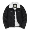 Winter Mens Casual Windbreaker Male Cotton Jackets Padded Warm Loose Parka Coat Corduroy Short Jack 2