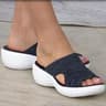 Women Shoes Sandals Summer Party Ladies Shoes Slides Wedge Sandals Plus Size Footwear Comfortable W 4