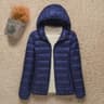 Lightweight Down Jacket Womens Short Hooded 2024 Autumn Winter Womens Clothing Down Coats New Slim  4