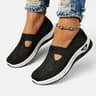 Comfortable Spring Breathable Mesh Flats Shoes Lightweight Slip On Casual Loafers For Women Soft Bo 1
