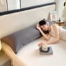 New SolidColor Washed Double Long Pillowcases Couple Pillowcases For Cozy Sleep Soft Cotton Pillowc 7
