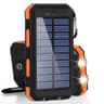 Solar Power Bank With Twenty W Fast Charging LED Flashlight And Compass 9