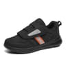 Mens Wide Toe Box Sneakers Breathable Adjustable Hook And Loop Walking Shoes 7
