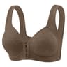 Wire Free Front Closure Bra For Women Seamless Full Coverage Push Up Design 7