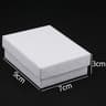 Frosted White Jewelry Gift Box With Adjustable Compartments 39