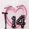 Forty Inch Hollow Heart Foil Balloon For Weddings Birthdays And Baby Showers 19