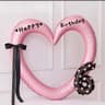 Forty Inch Hollow Heart Foil Balloon For Weddings Birthdays And Baby Showers 11