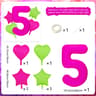 Forty Inch Neon Fluorescent Number Balloons With Star And Heart Shapes For Parties 10