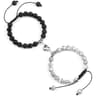Couple Distance Bracelets With Natural Stone Beads And Magnetic Heart Charms 6