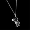 Magnetic Astronaut And Star Matching Couple Necklaces Two Piece Set 6