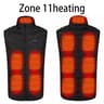 Mens USB Heated Vest With Seventeen Heating Zones For Winter Outdoor Activities 8