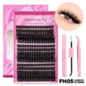 GROINNEYA DIY Lash Extension Kit Cluster Lashes With Bond  Seal For SalonQuality At Home 10