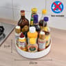 Rotatable AntiSliding Kitchen Condiment Storage Rack Spice Organizer  MultiFunctional Home Storage  6