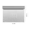 Stainless Steel Scale Cake Scraper DIY Dough Pastry Spatulas Buttercream Edge Smoother Cake Decorat 7