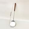 Stainless Steel Turner With Wooden Handle HeatResistant Long Handle Soup Ladle Spatula Kitchen Cook 6