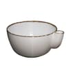 Stoneware Vortex Fruit Washing Bowl Self Rinsing Berry Washing Bowl  Rinse Colander 12