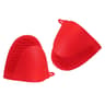 Silicone Pinch Oven Mitts Set Heat Resistant Non Slip Pot Holder Clips 6