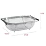 Expandable Stainless Steel Over Sink Colander With Retractable Handles For Washing  Draining Vegeta 5