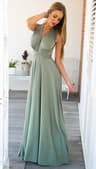 Sexy Women Multiway Wrap Convertible Boho Maxi Dress Red Bandage Long Dress For Party Bridesmaids I 5