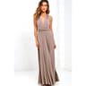 Sexy Women Multiway Wrap Convertible Boho Maxi Dress Red Bandage Long Dress For Party Bridesmaids I 18