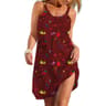 Summer Womens Slip Dress Casual Clothes Sale Lady Pastoral Flower Streetwear Loose Sleeveless Skirt 12